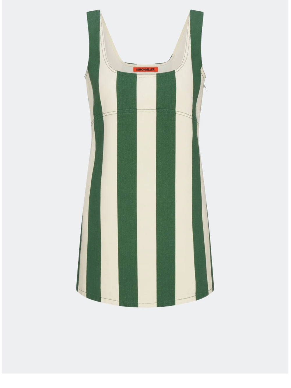 Simon miller Sahara mini dress green stripe